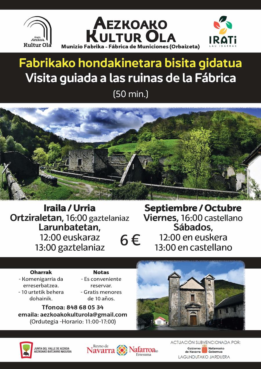VISITAS GUIADAS - KULTUR OLA - BISITA GIDATUAK